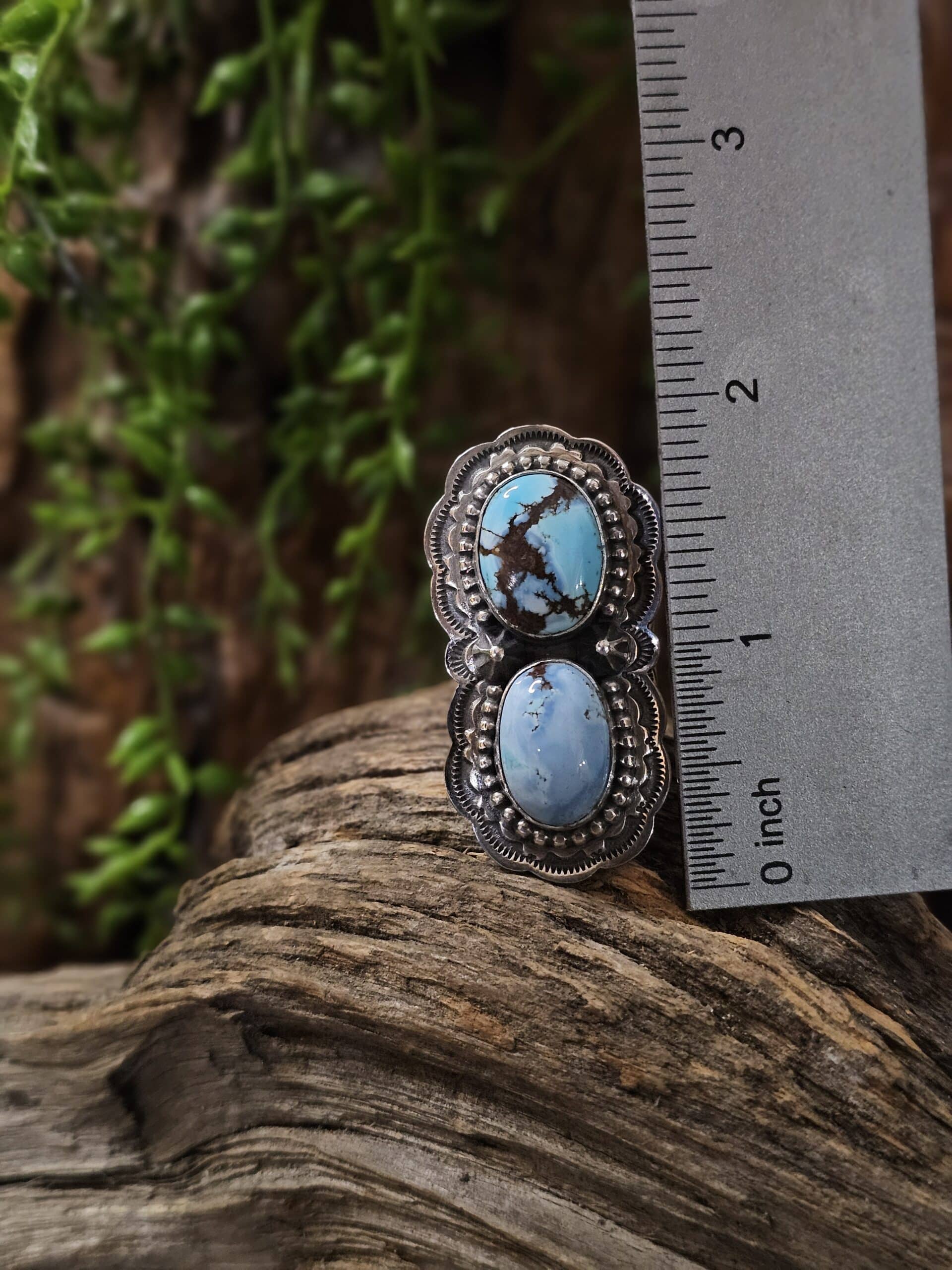 Golden Hills Turquoise Ring - Size 9
