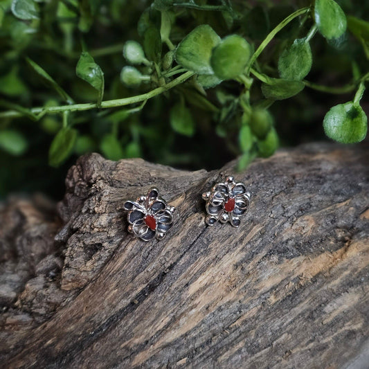 Coral Earrings