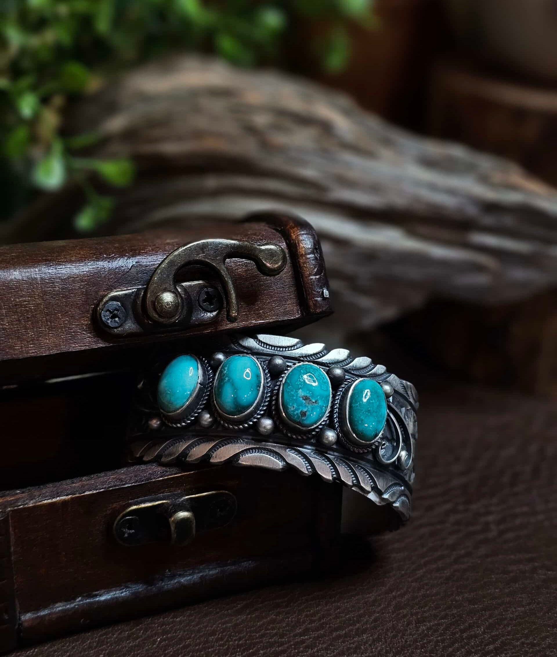 White Water Turquoise Bracelet