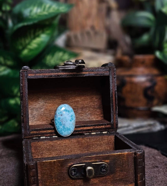 Larimar Ring - Size 9