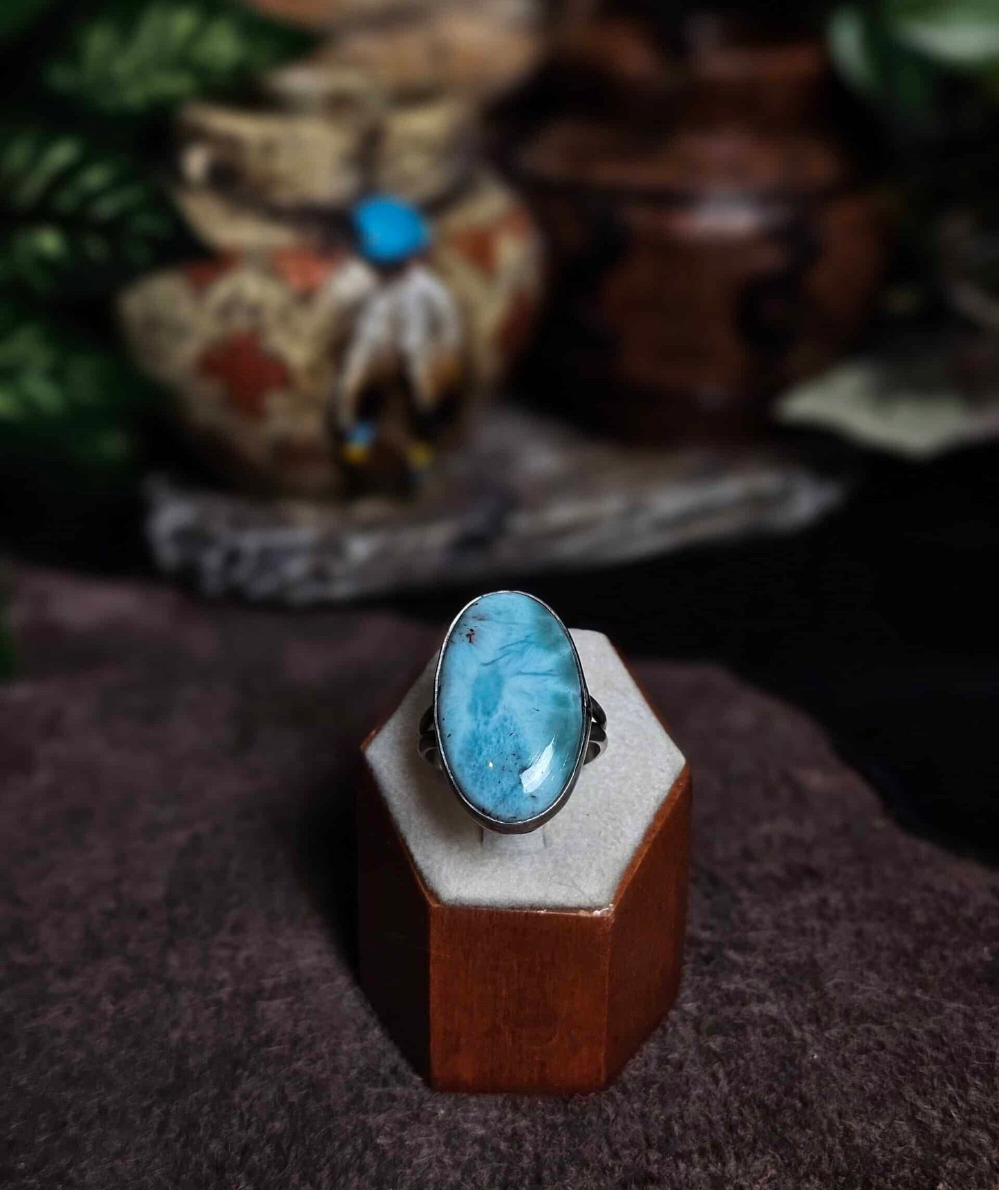 Larimar Ring - Size 9.5