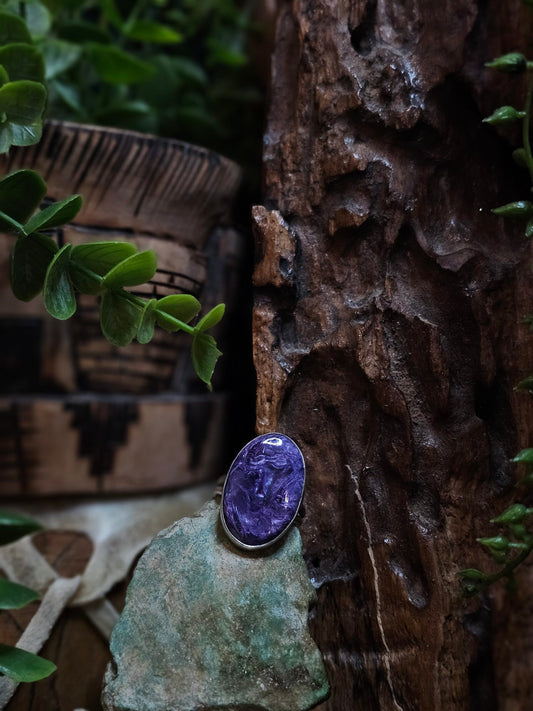 Charoite Ring - Size 9.5