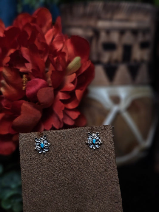 Sleeping Beauty Turquoise Earrings