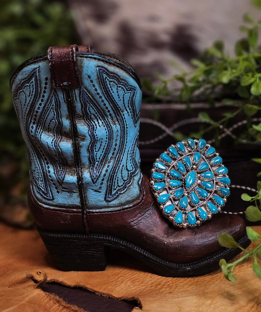 Kingman Turquoise Ring - Size 9
