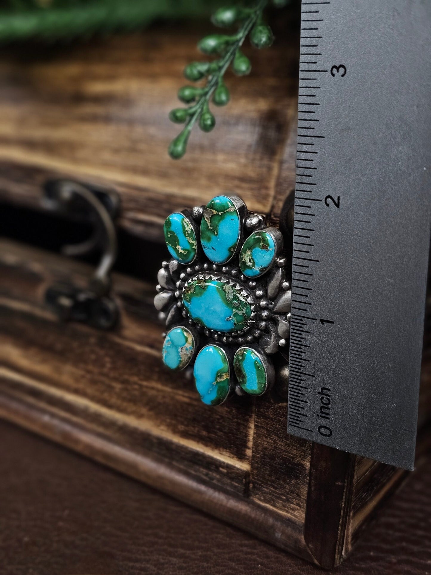 Adjustable Sierra Nevada Turquoise Ring