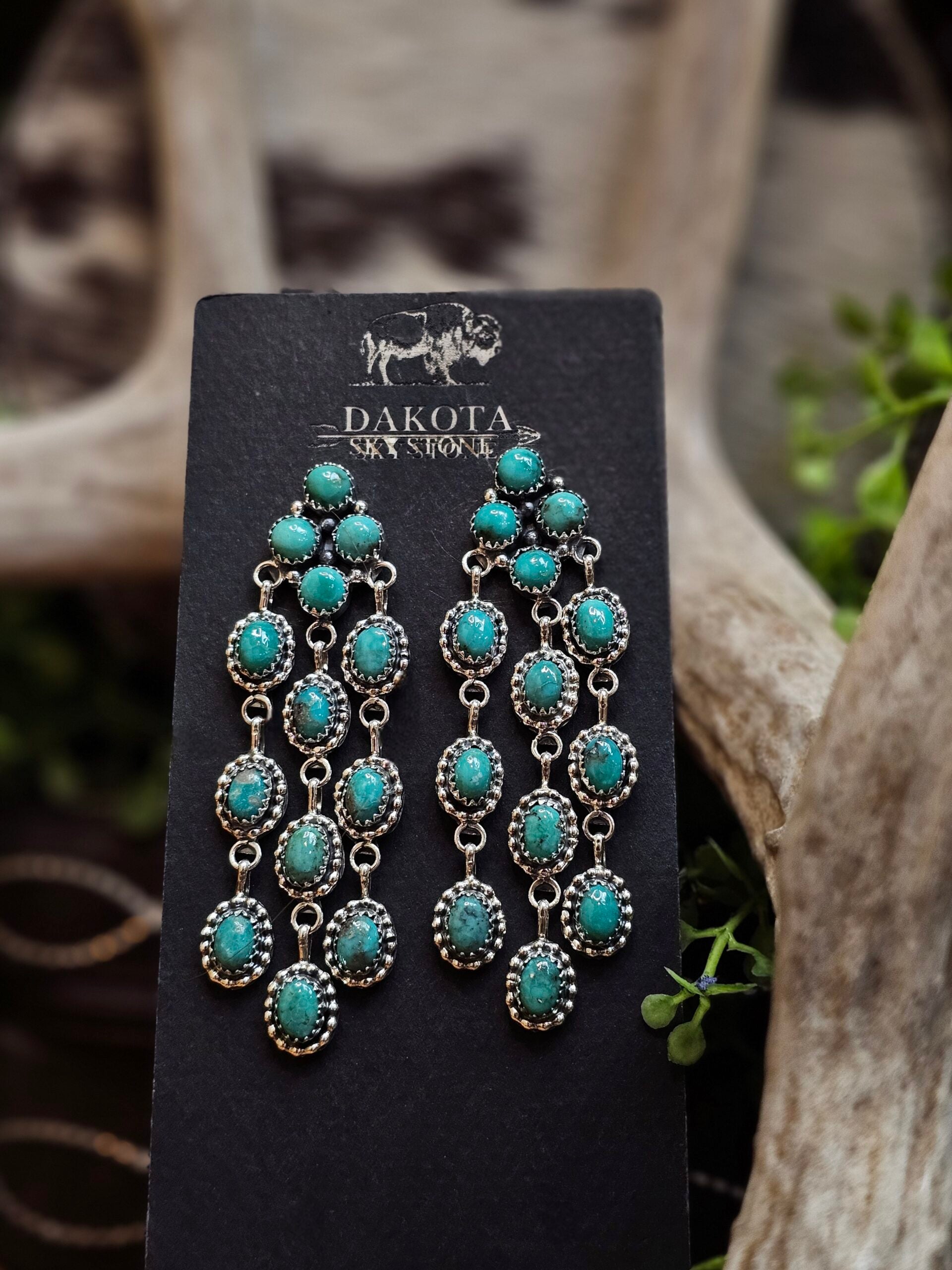 Turquoise Mountain Turquoise Earrings
