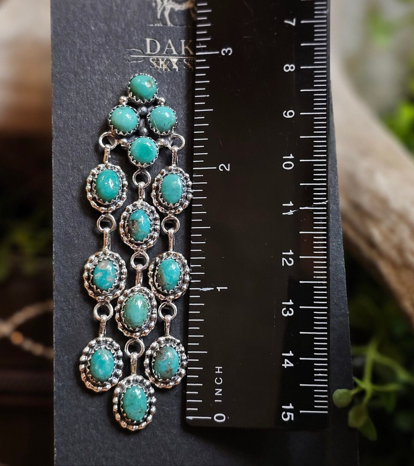Turquoise Mountain Turquoise Earrings