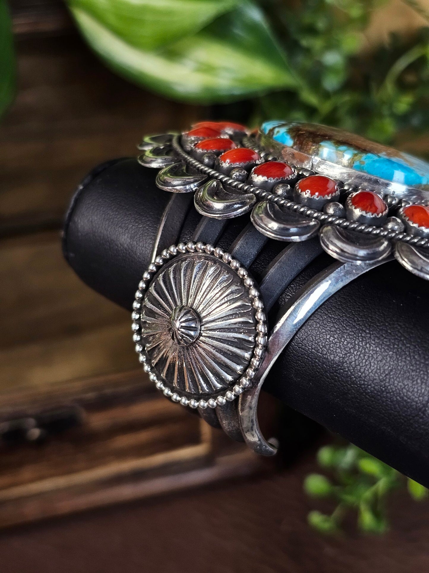 Sierra Nevada Turquoise Bracelet w/ Coral