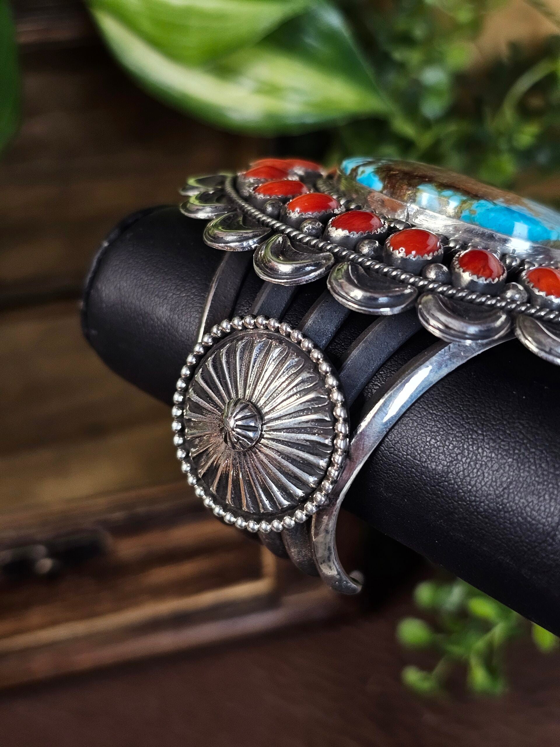 Sierra Nevada Turquoise Bracelet w/ Coral
