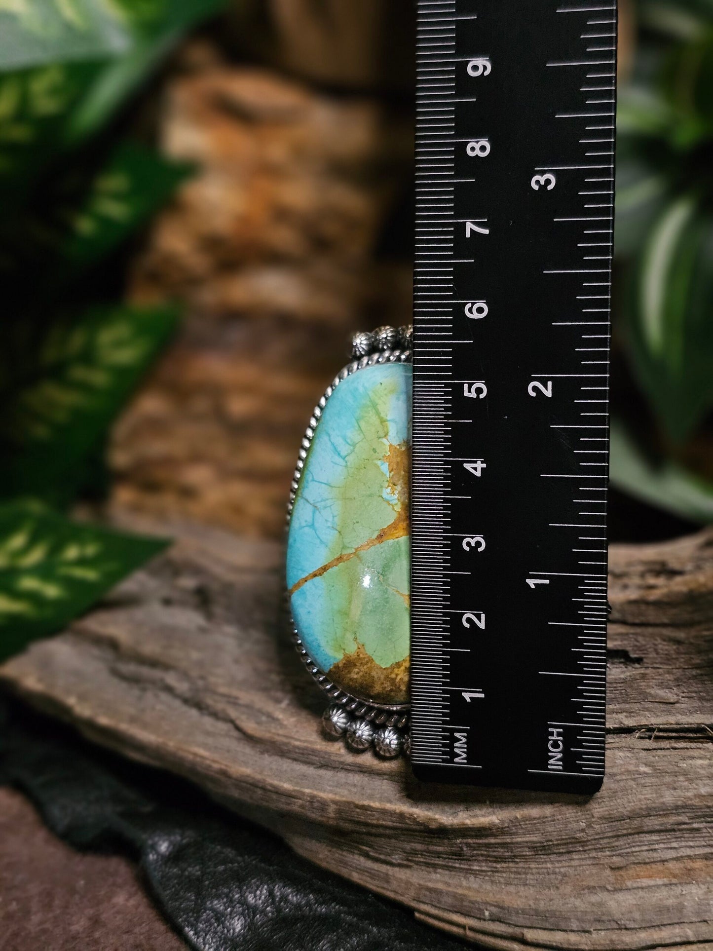 Adjustable Royston Turquoise Ring
