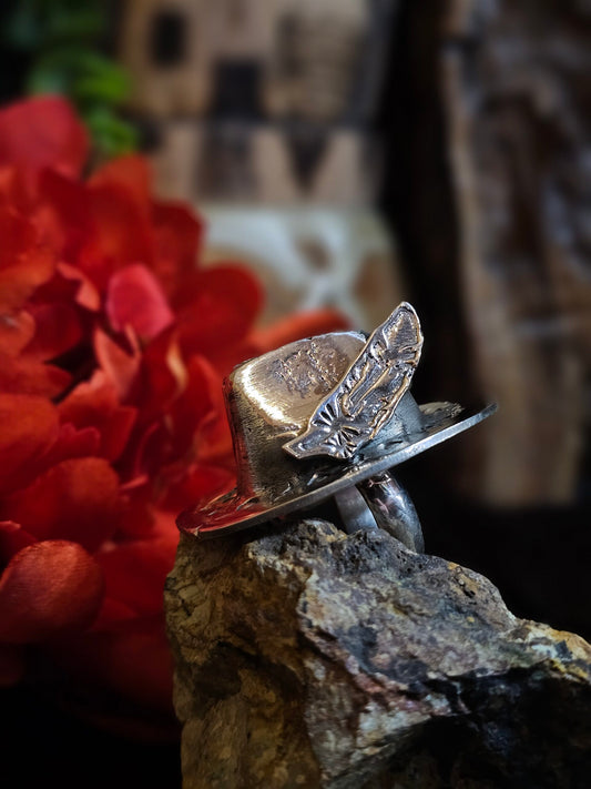 Adjustable Sleeping Beauty Turquoise Ring