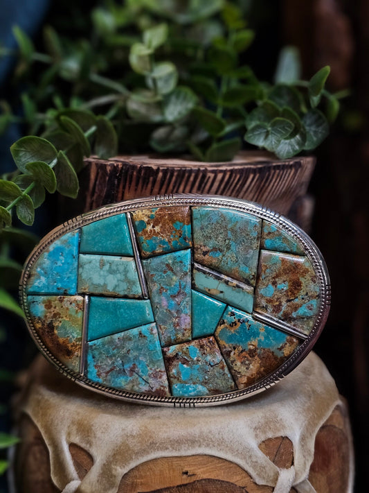 Royston Turquoise Belt Buckle