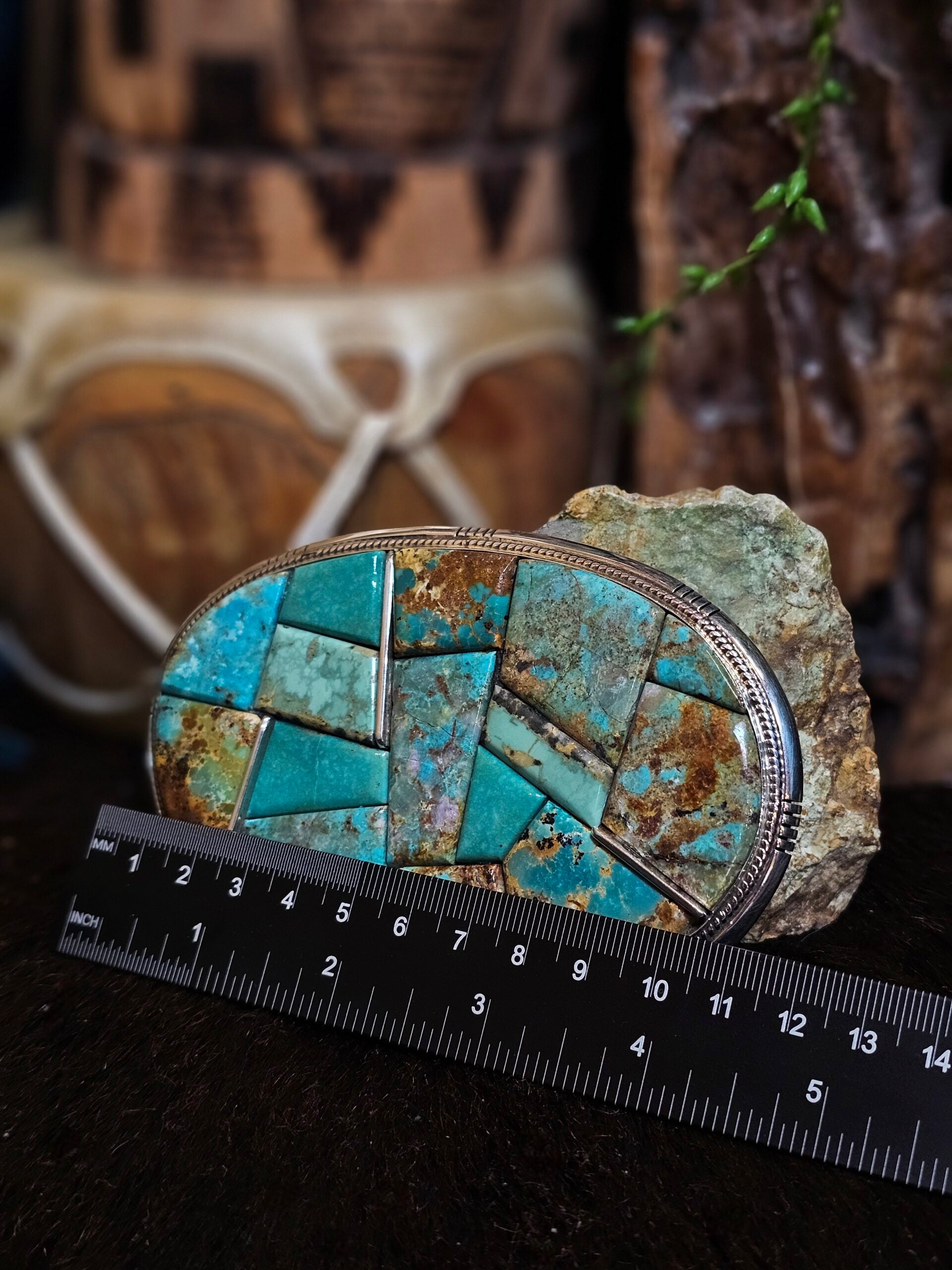 Royston Turquoise Belt Buckle