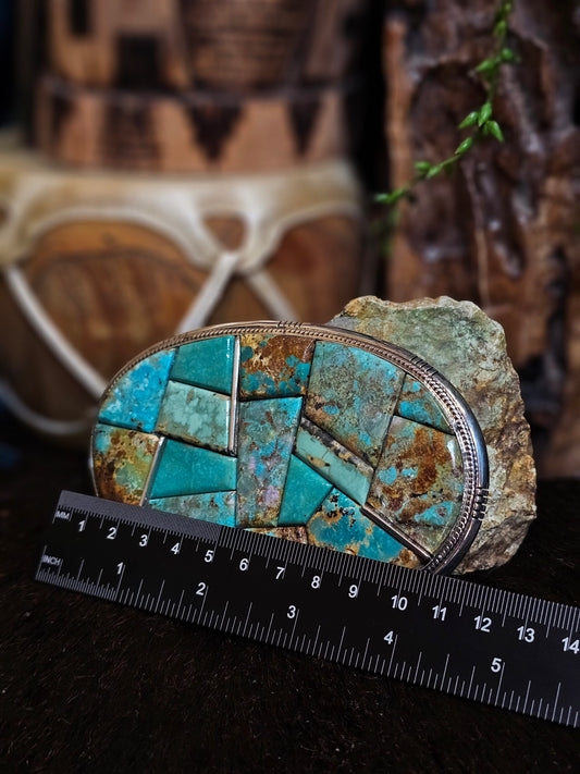 Royston Turquoise Belt Buckle