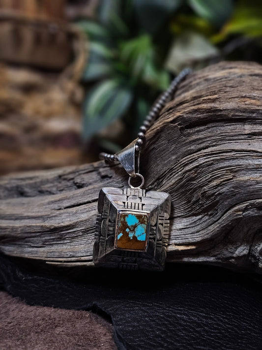 Number 8 Turquoise Necklace