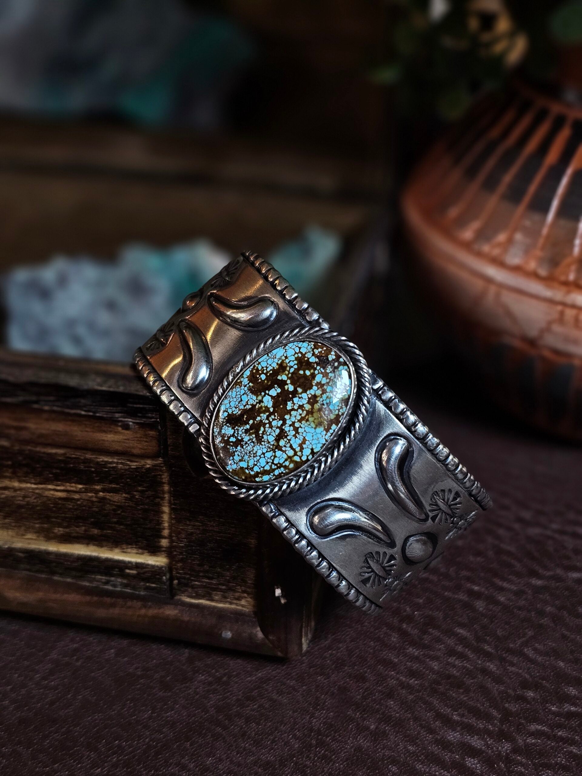 Number 8 Turquoise Bracelet