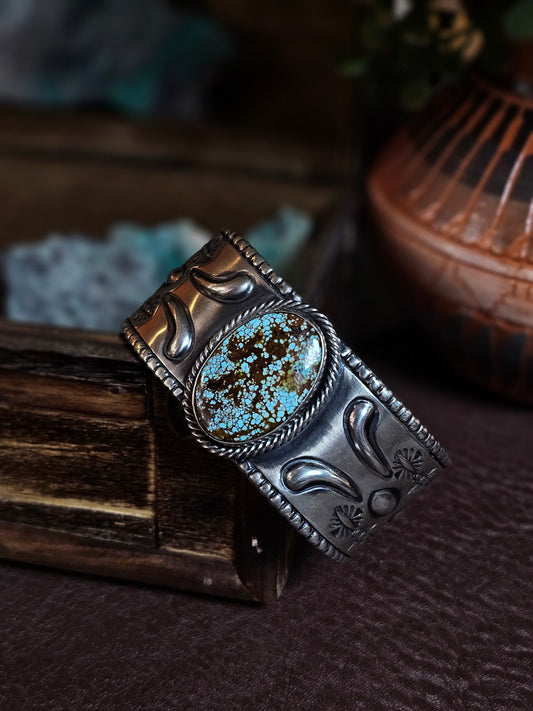 Number 8 Turquoise Bracelet