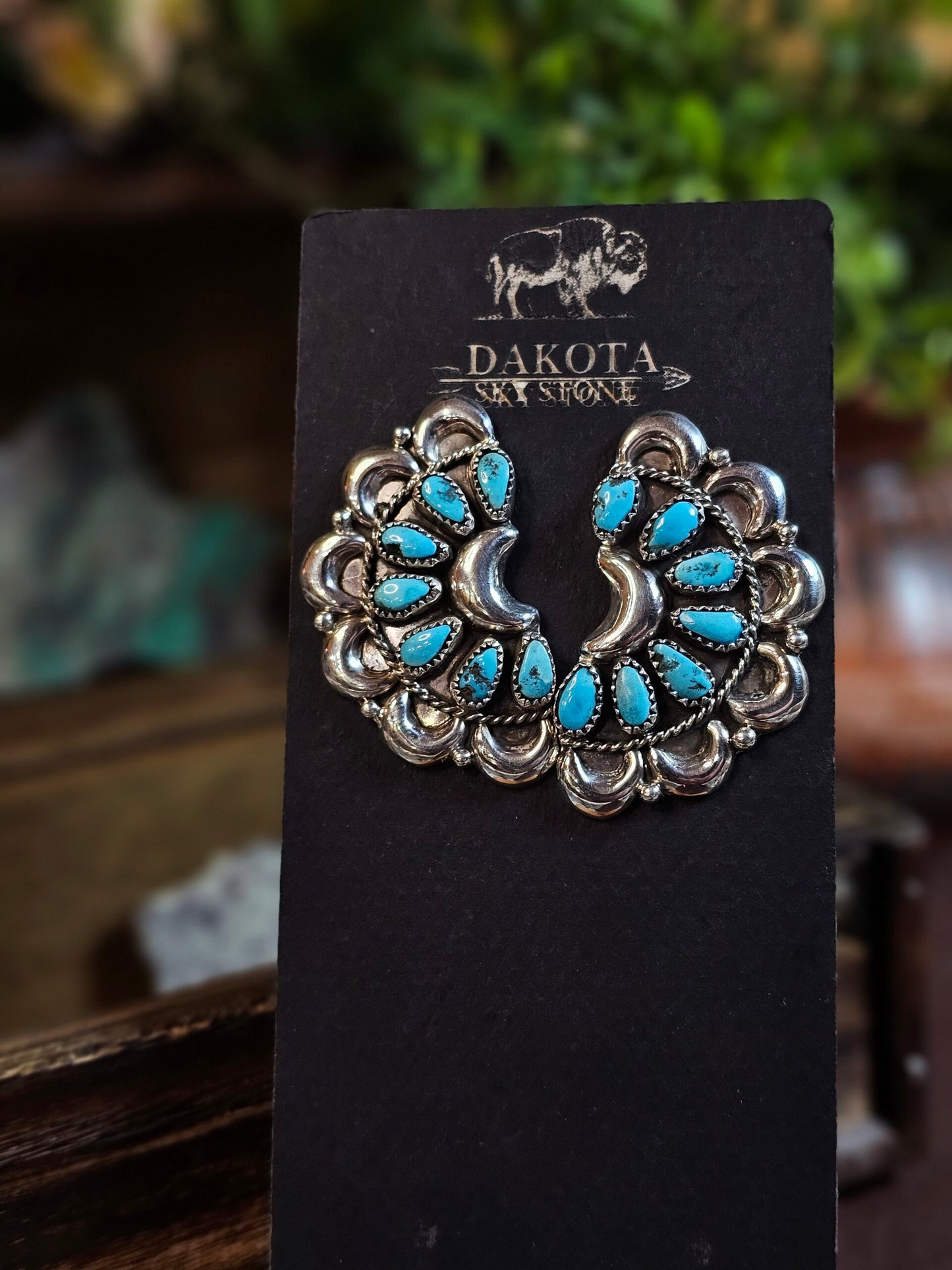 Sleeping Beauty Turquoise Earrings