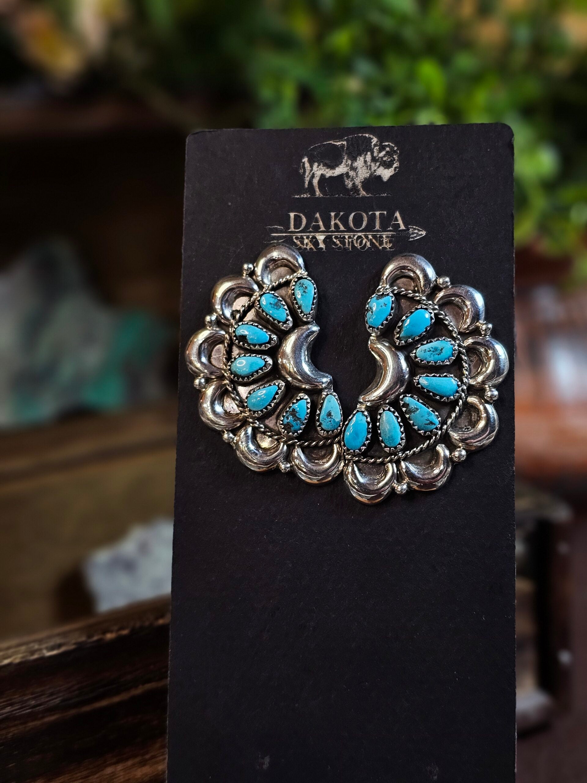 Sleeping Beauty Turquoise Earrings