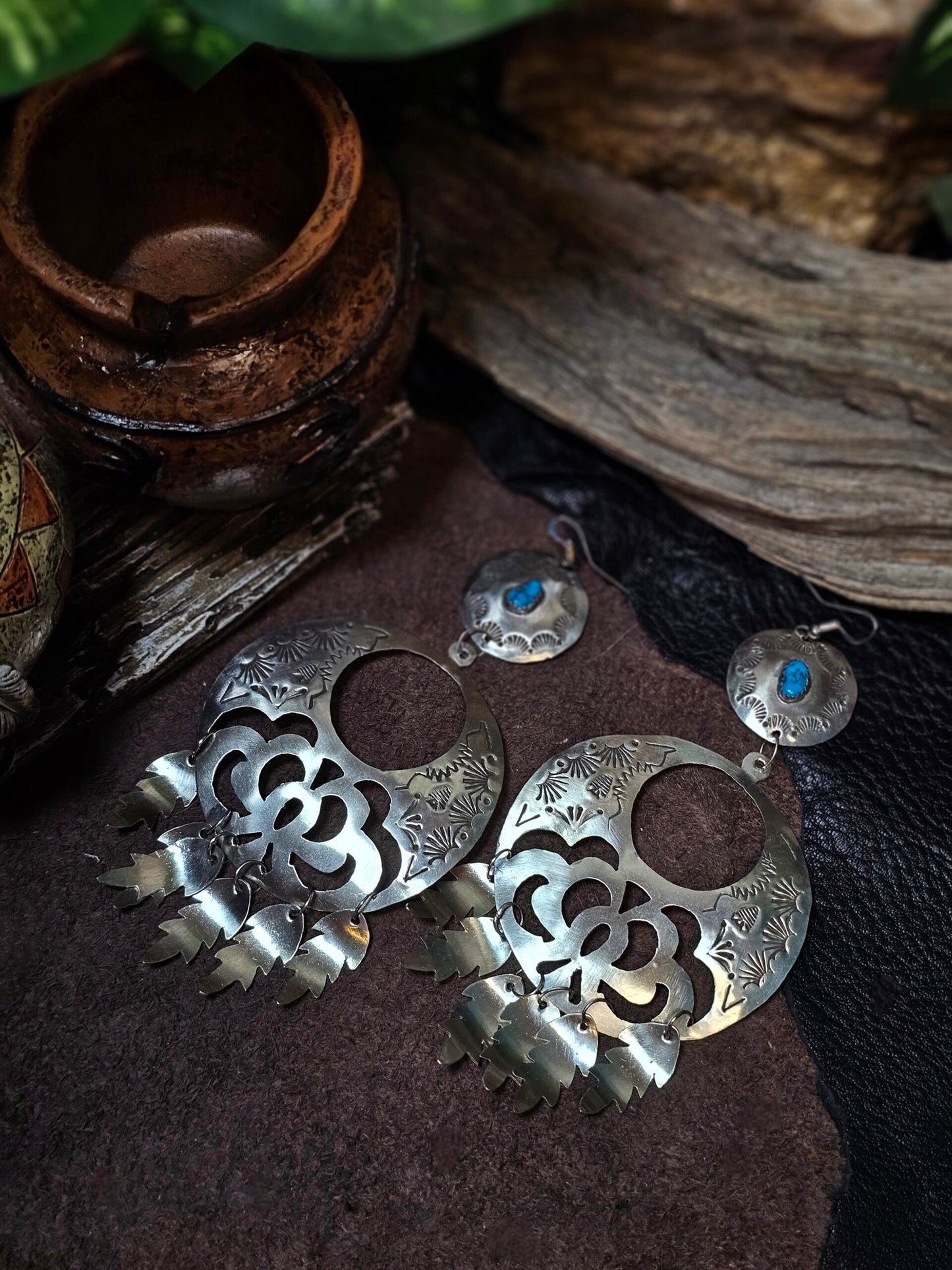 Sleeping Beauty Turquoise Earrings