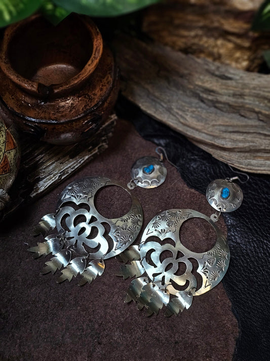 Sleeping Beauty Turquoise Earrings