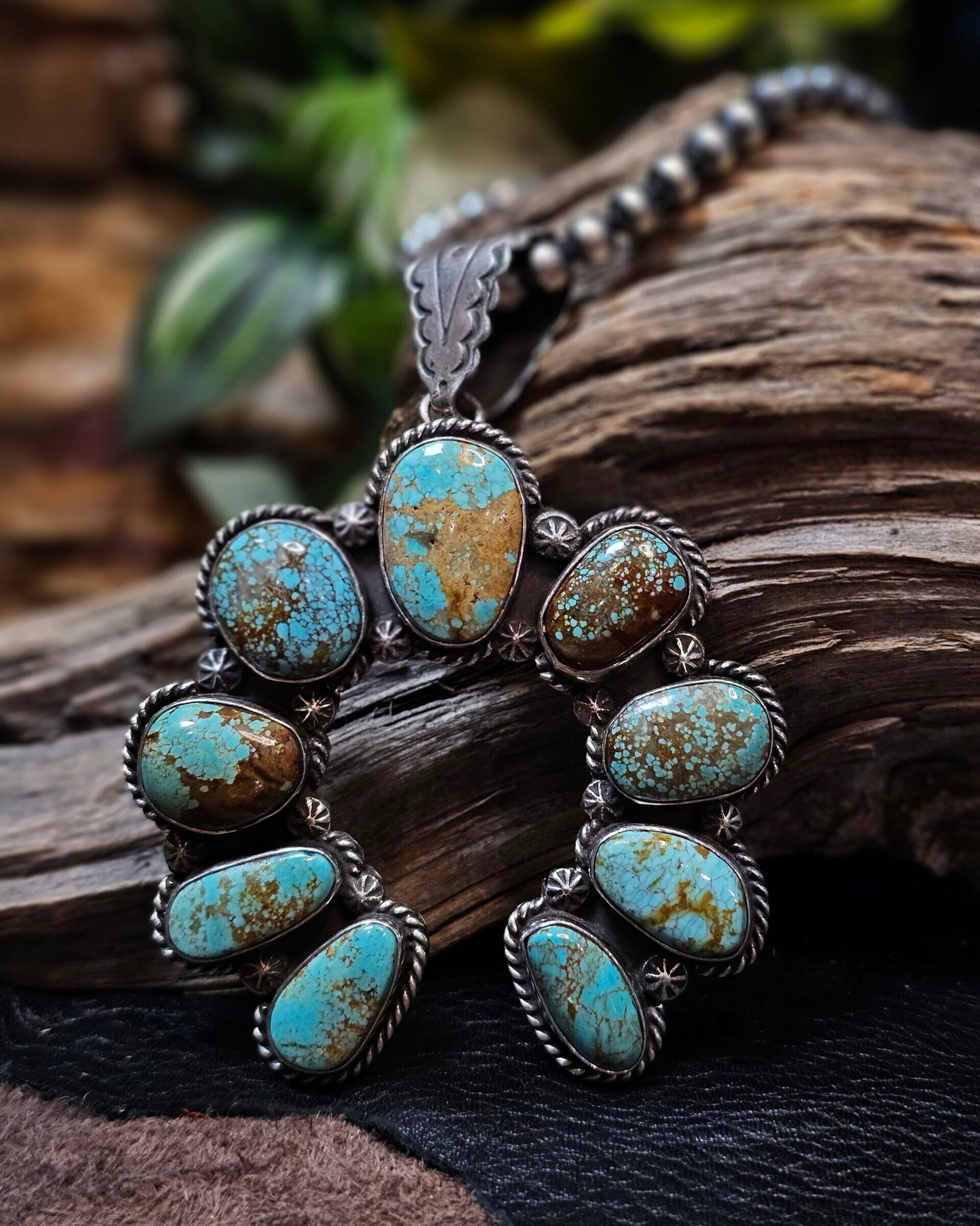 Number 8 Turquoise Necklace