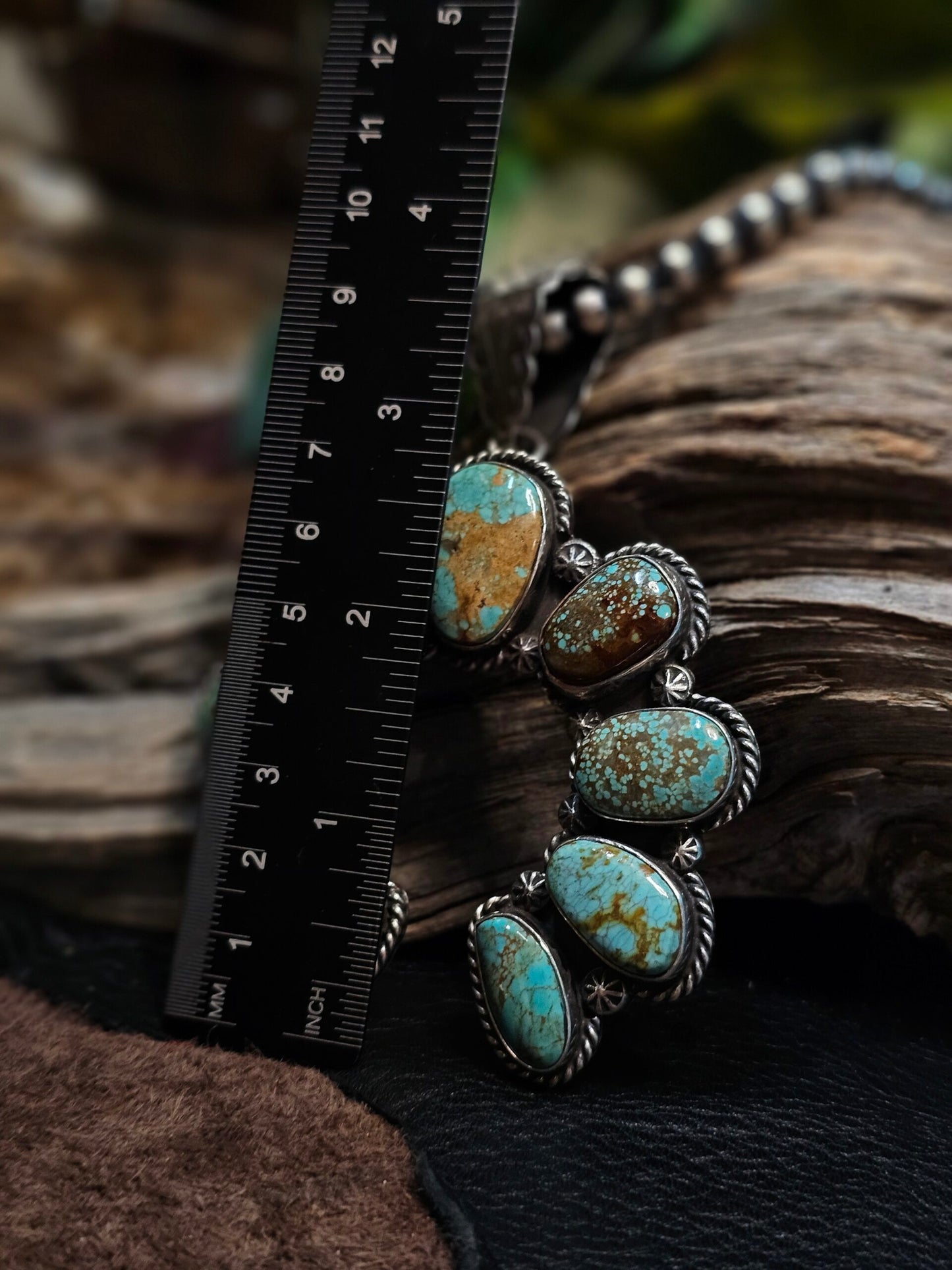 Number 8 Turquoise Necklace