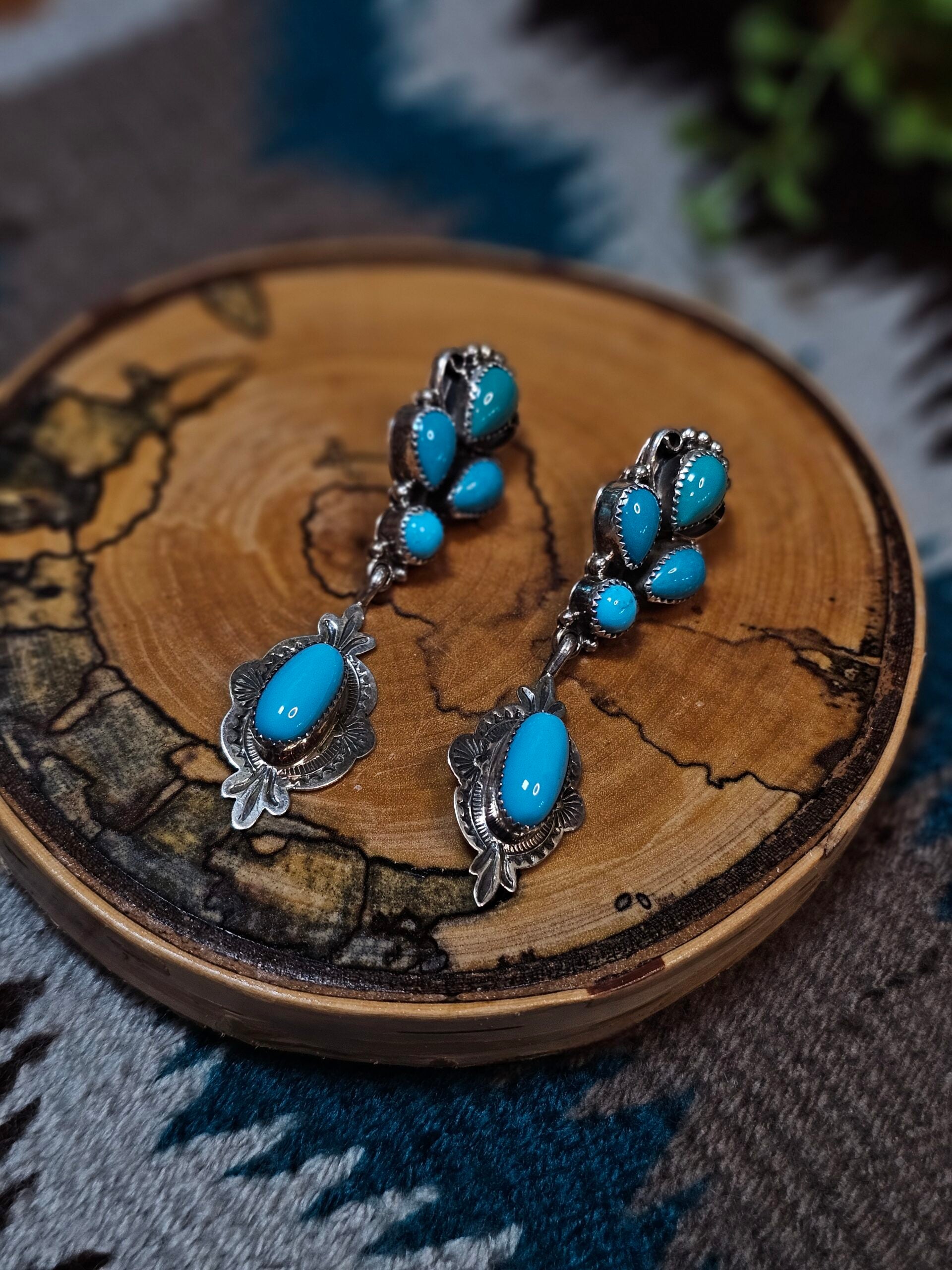 Kingman Turquoise Earrings