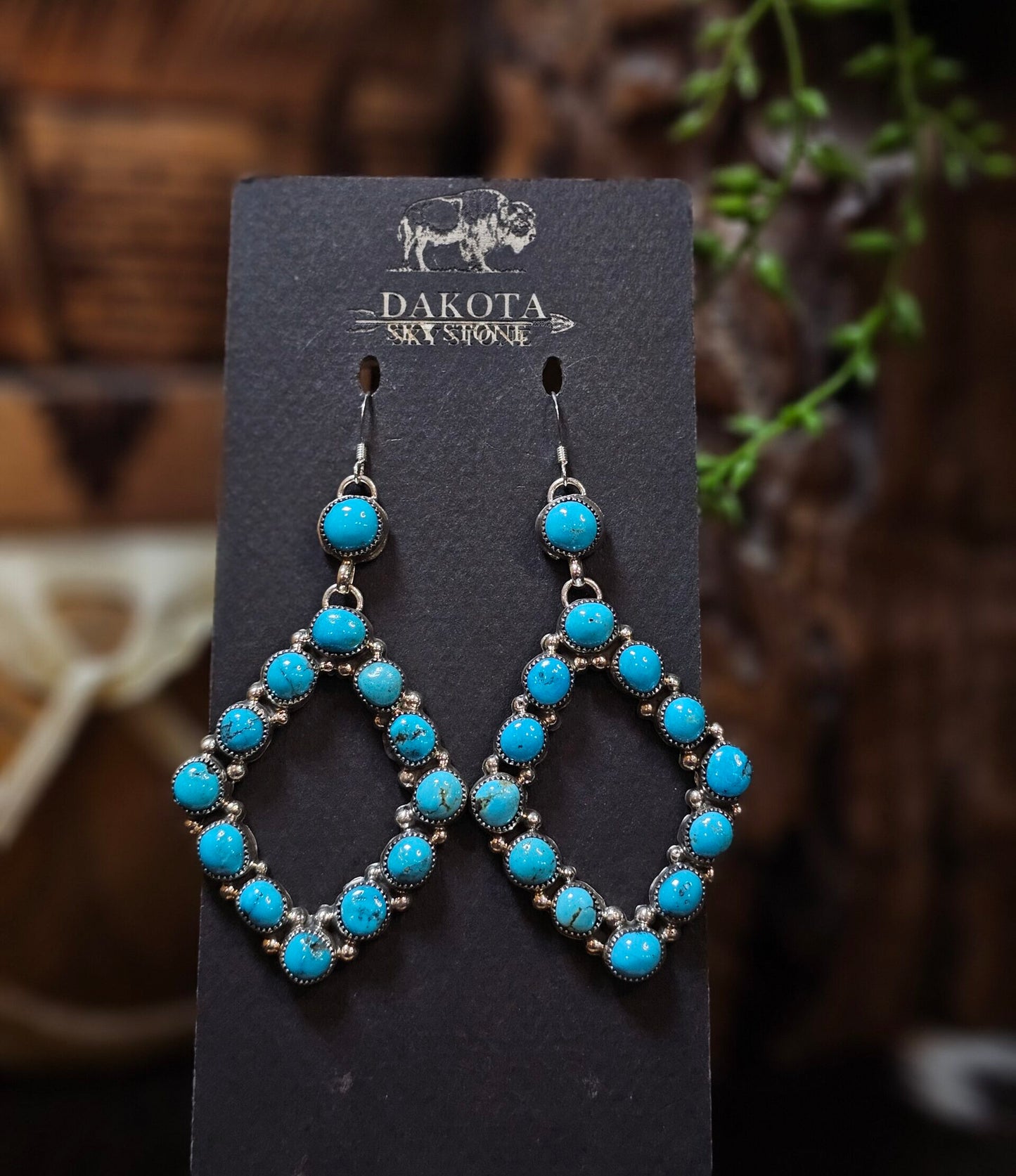 Sleeping Beauty Turquoise Earrings