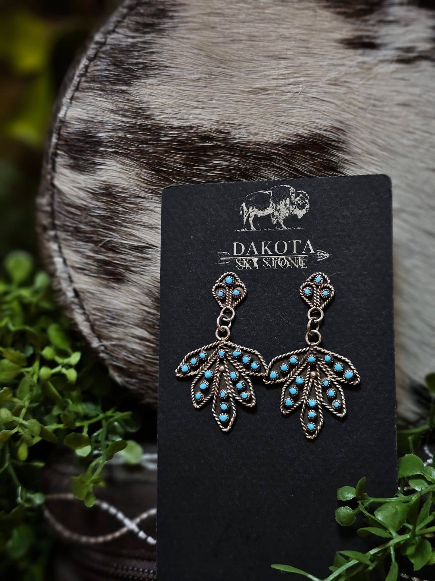 Sleeping Beauty Turquoise Earrings