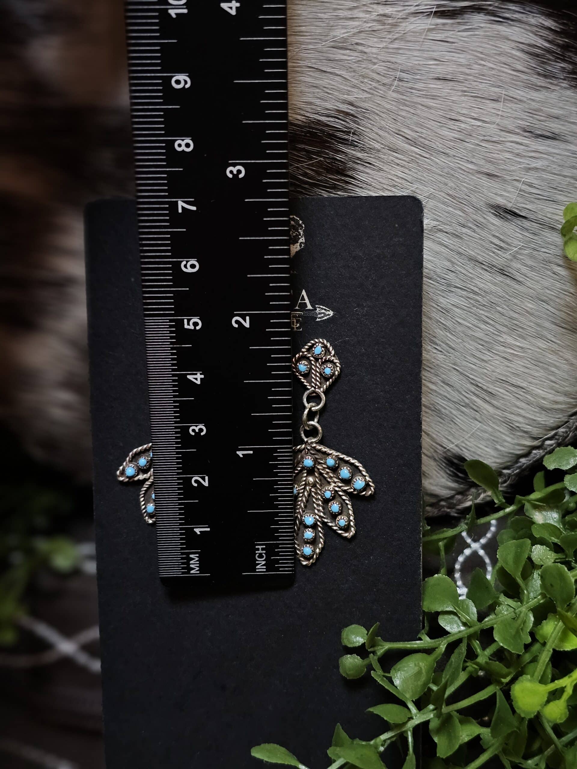 Sleeping Beauty Turquoise Earrings