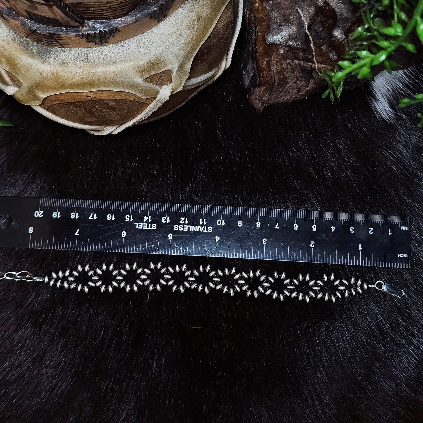 Round Link Navajo Pearl Bracelets