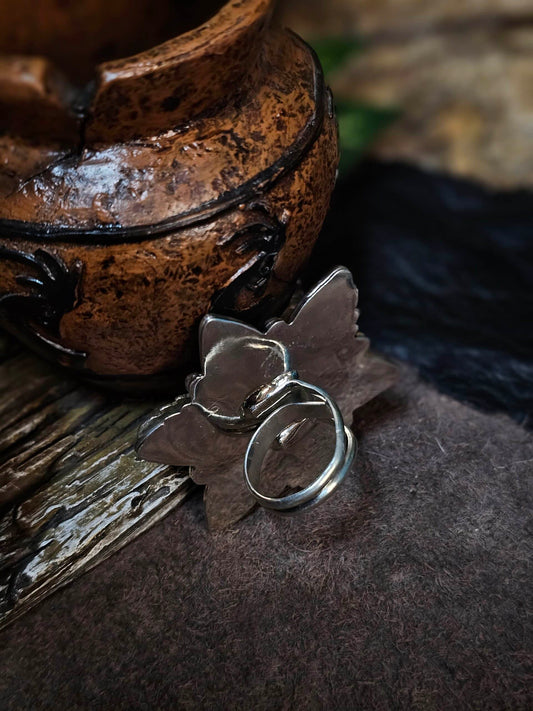 Adjustable Sleeping Beauty Turquoise Ring