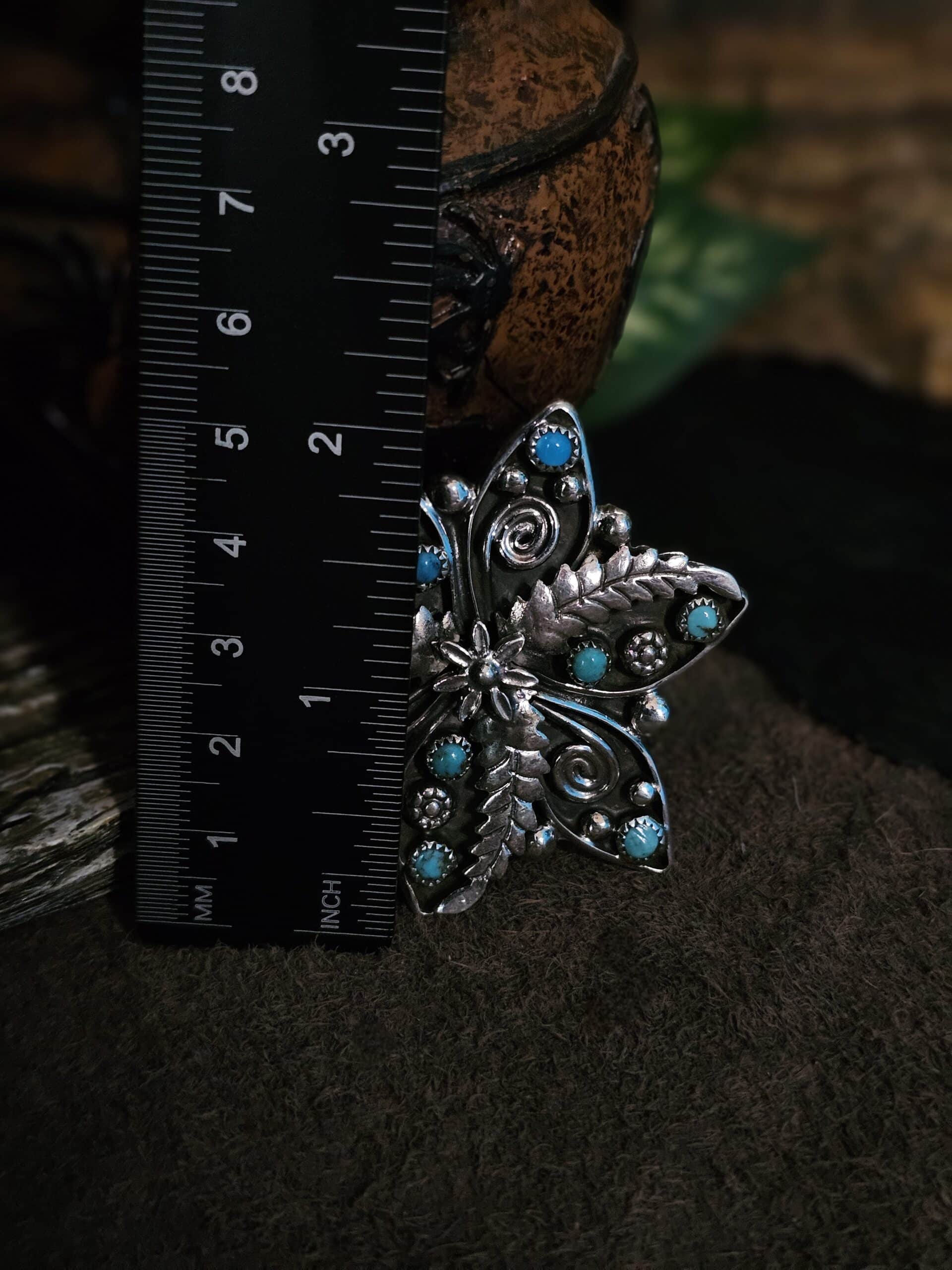 Adjustable Sleeping Beauty Turquoise Ring