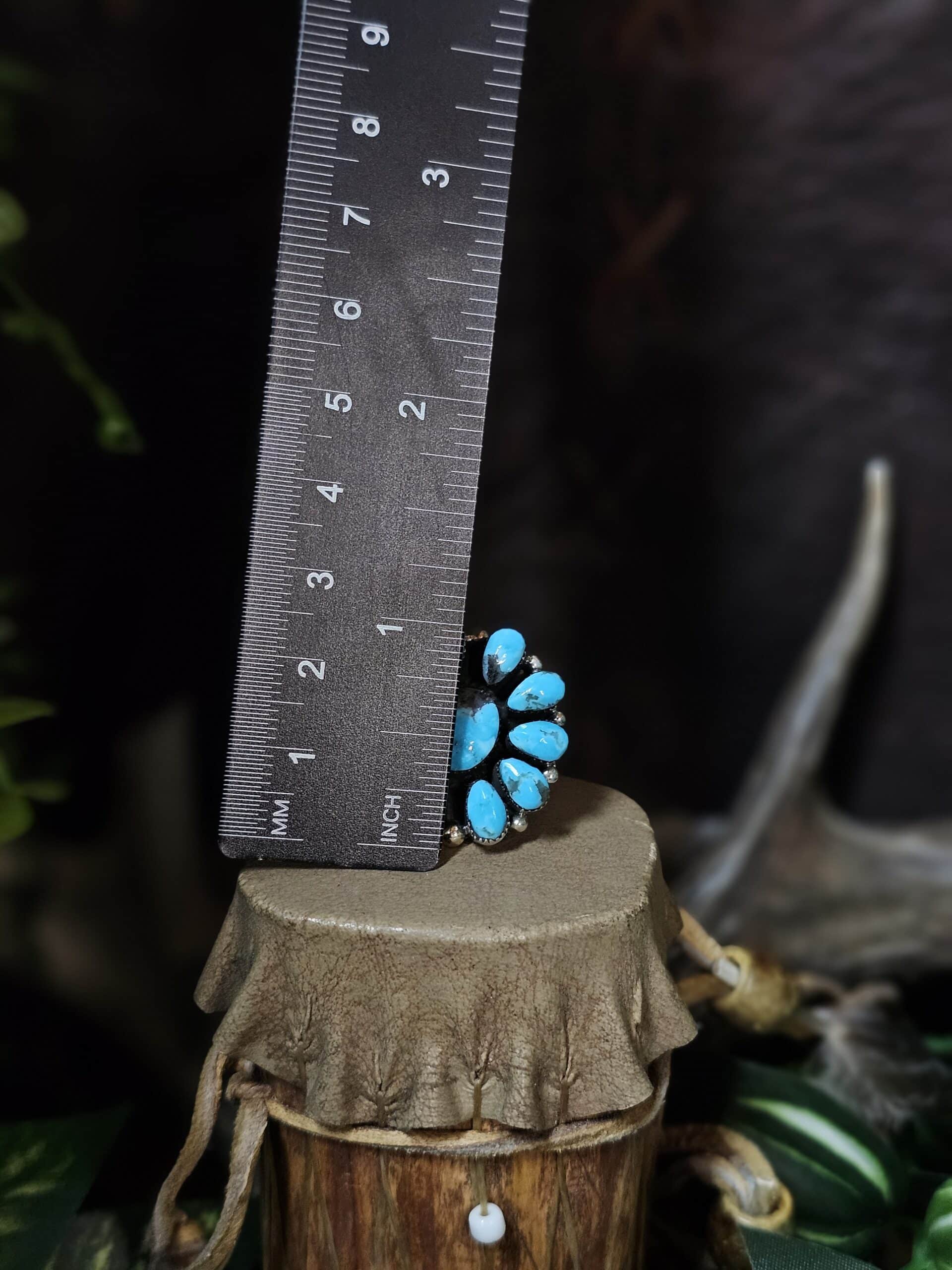 Kingman Turquoise Ring - Size 5