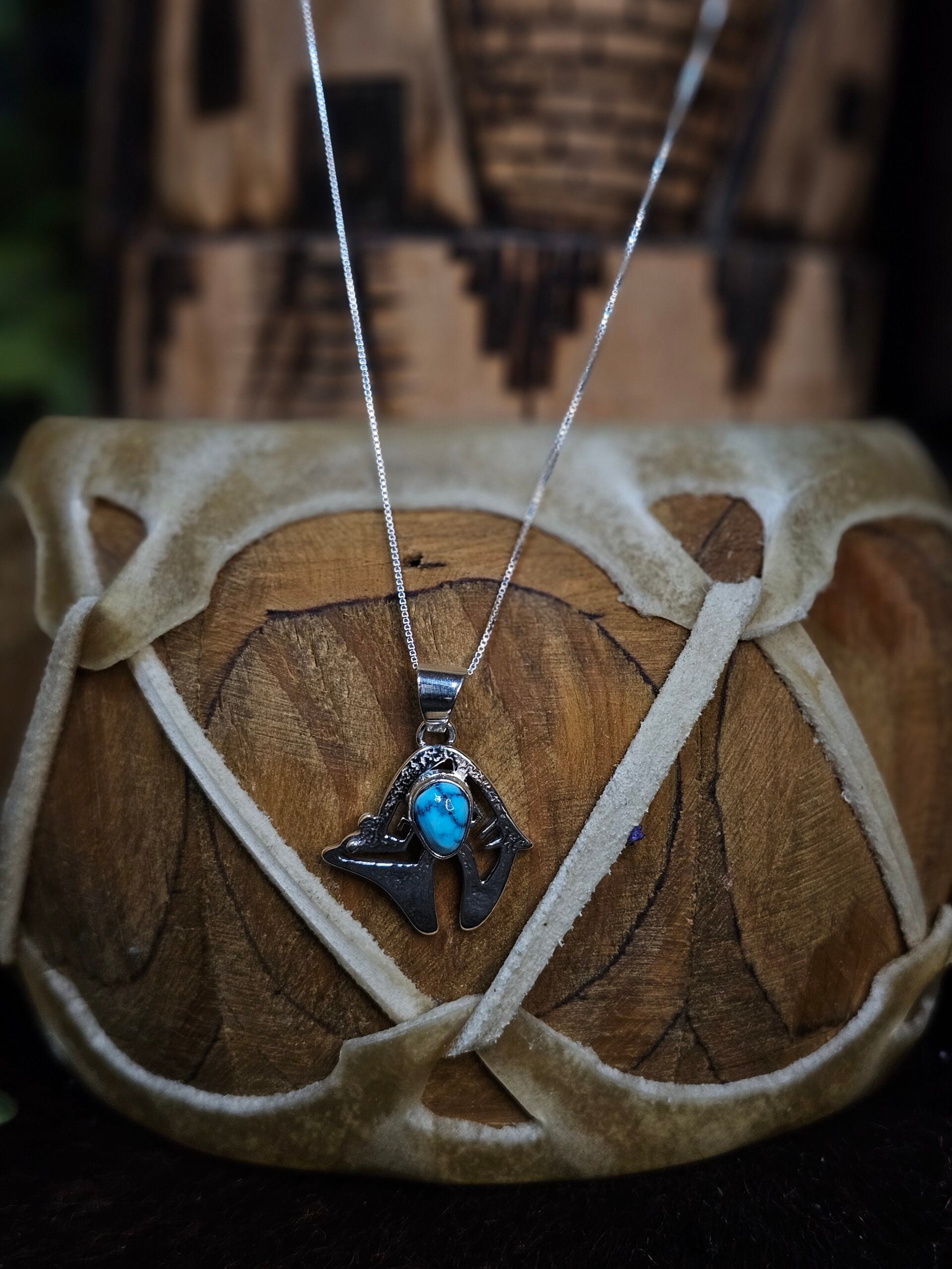 Blue Diamond Necklace