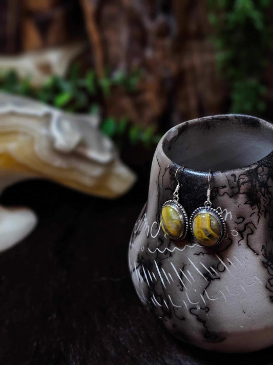 Bumble Bee Jasper Earrings