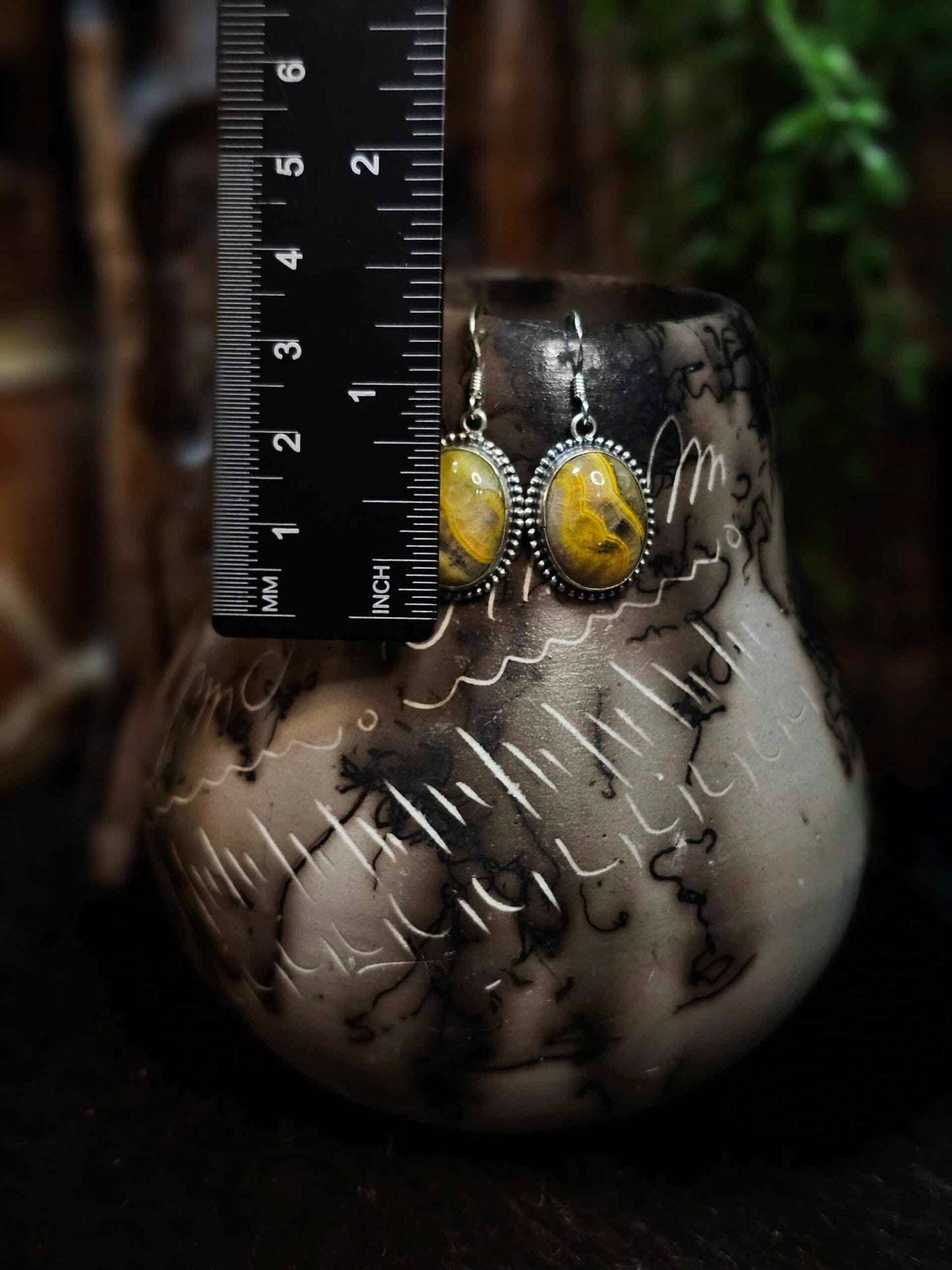 Bumble Bee Jasper Earrings
