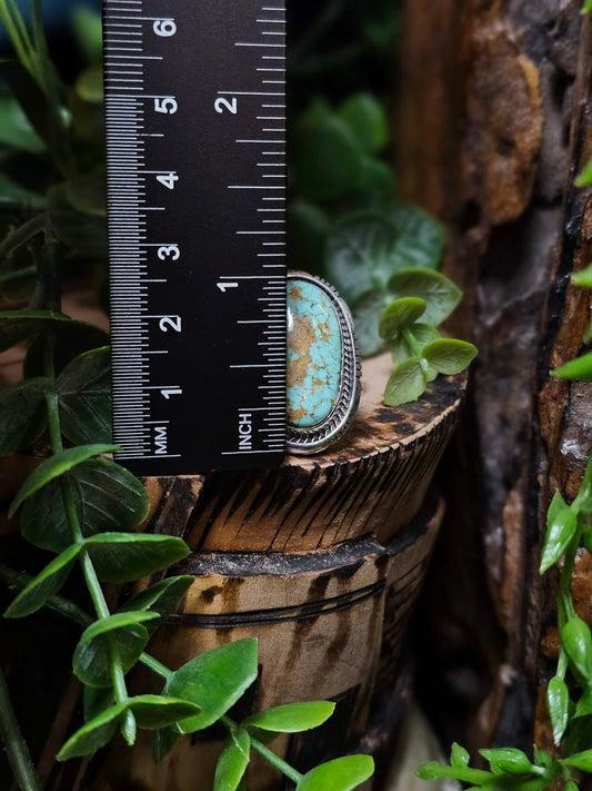 Boulder Turquoise Ring - Size 6.5
