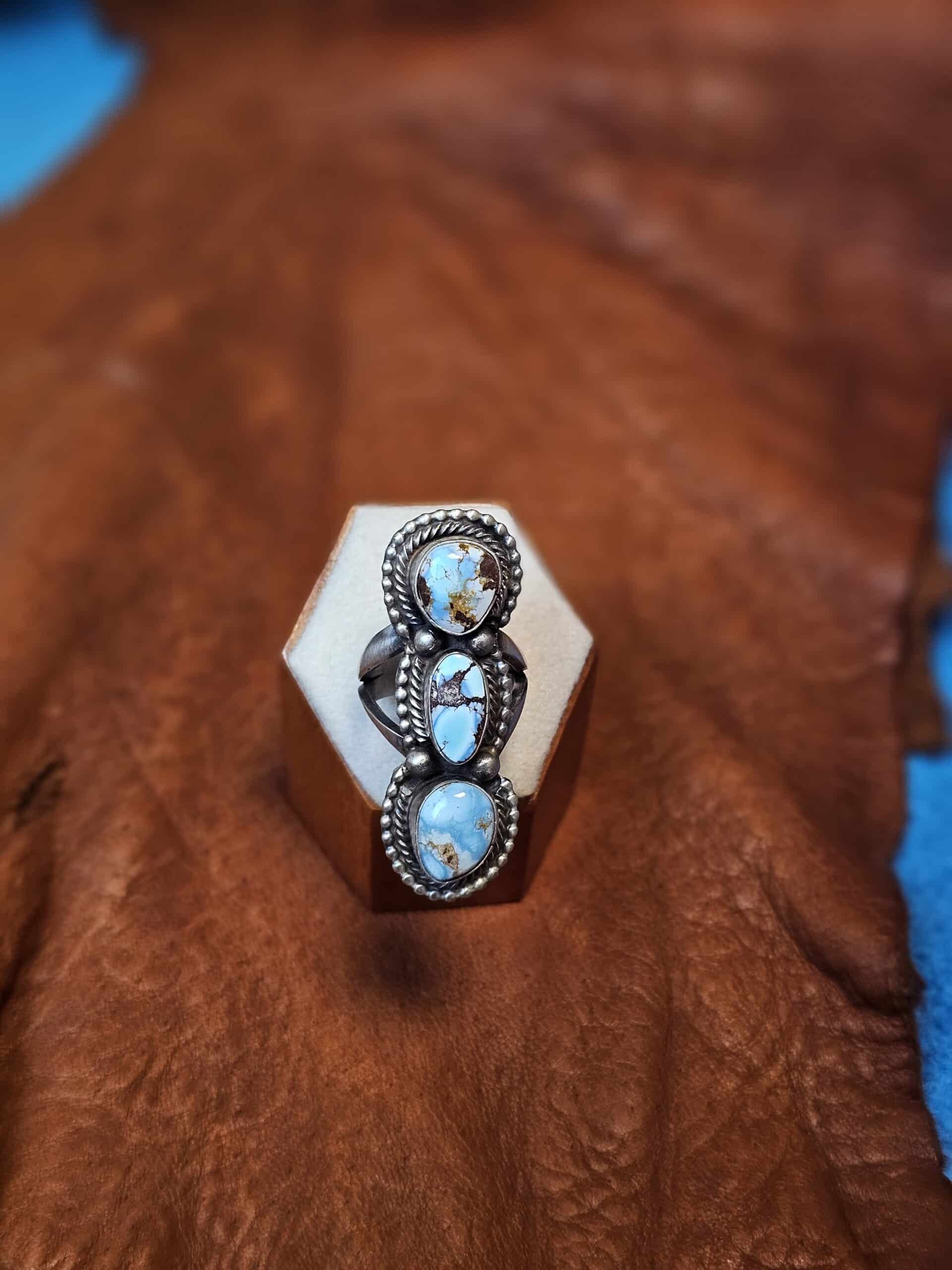 Golden Hills Turquoise Ring - Size 6