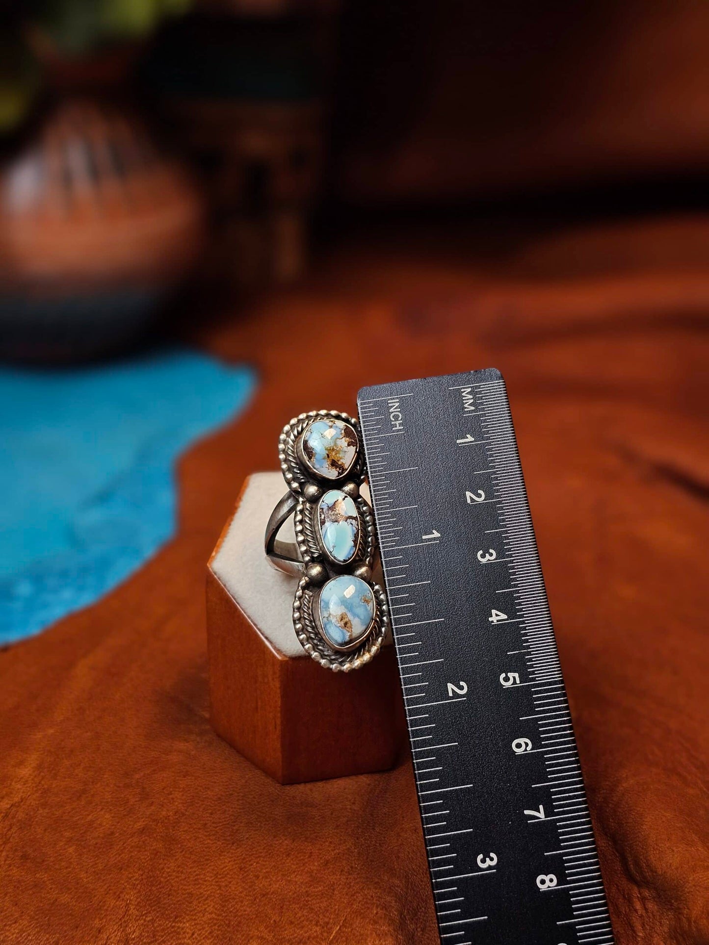 Golden Hills Turquoise Ring - Size 6
