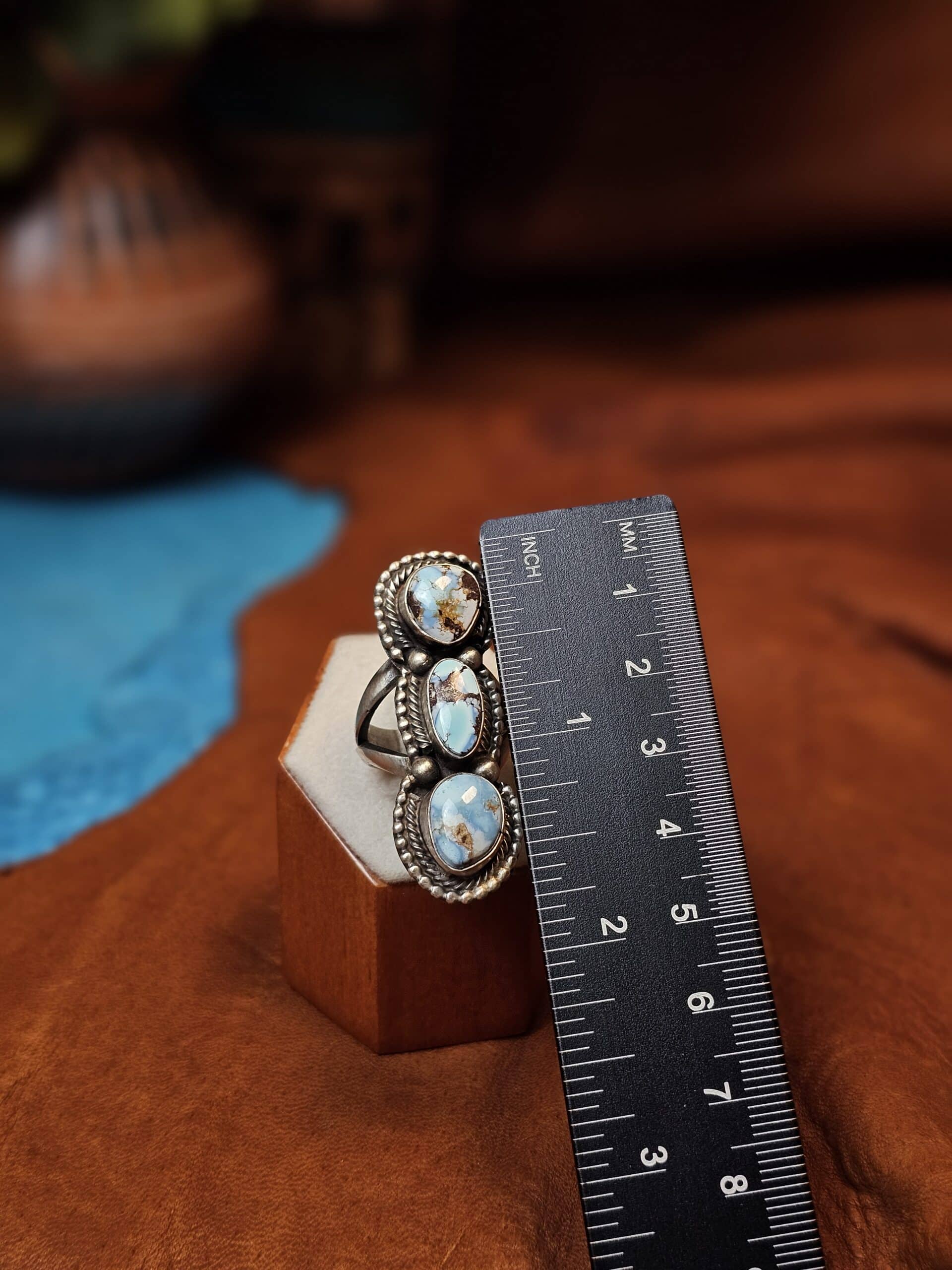Golden Hills Turquoise Ring - Size 6