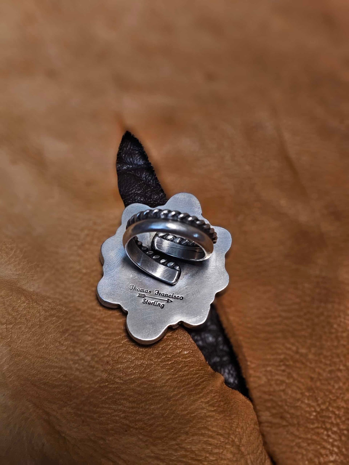 Adjustable Golden Hills Turquoise Ring
