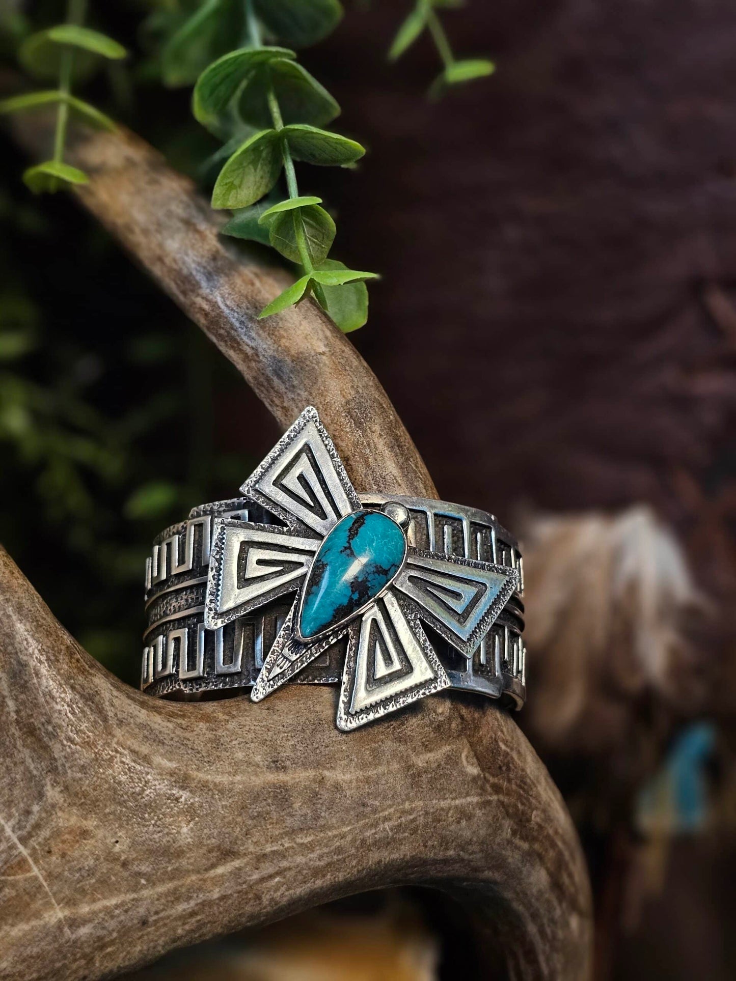 Blue Diamond Turquoise Bracelet