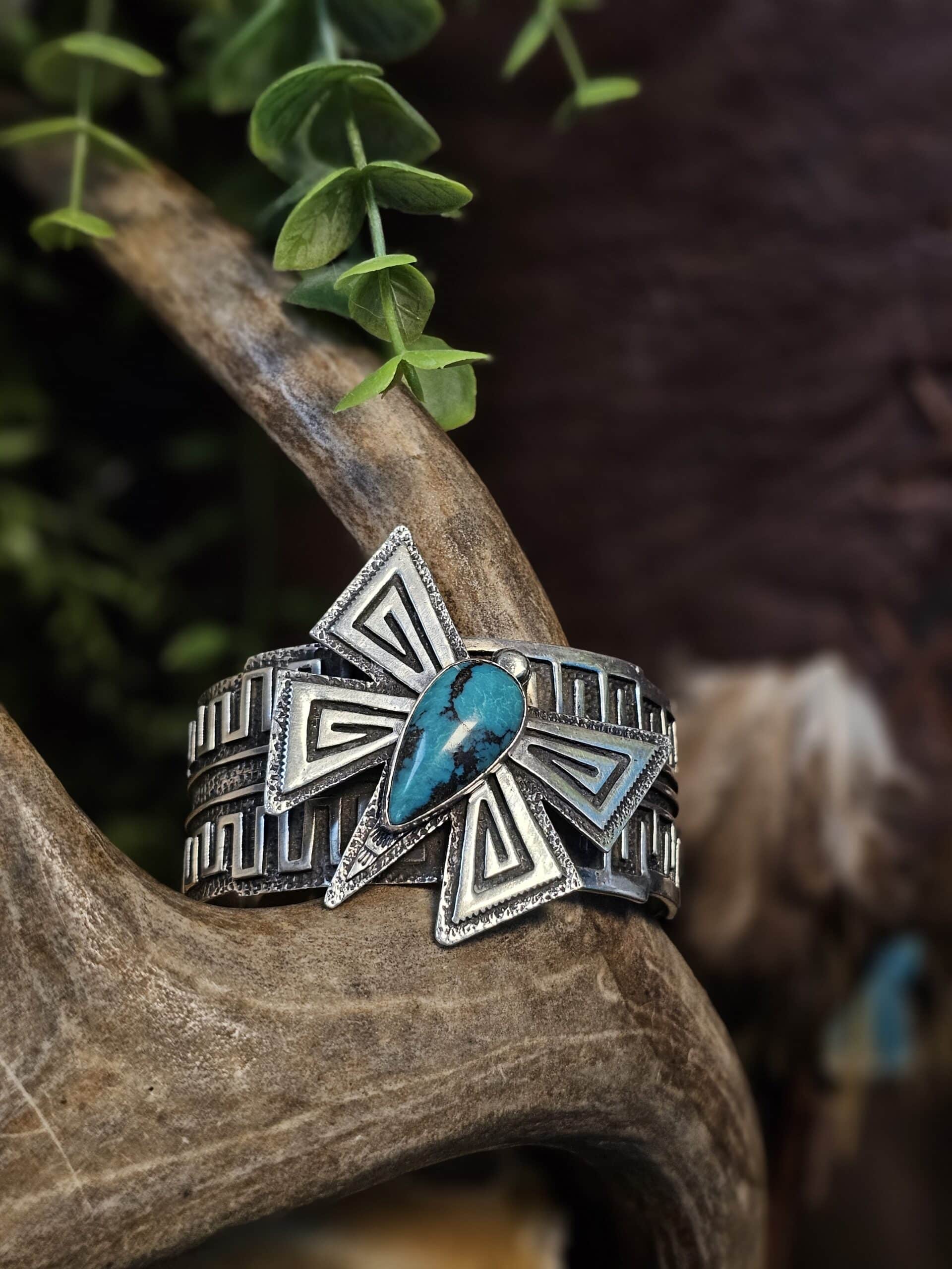 Blue Diamond Turquoise Bracelet