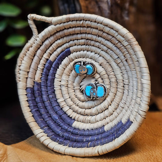 Sleeping Beauty Turquoise Earrings
