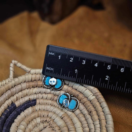 Sleeping Beauty Turquoise Earrings