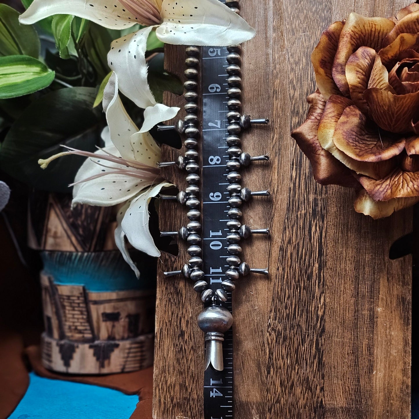 Handmade Navajo Pearl Necklace - Preston Haley