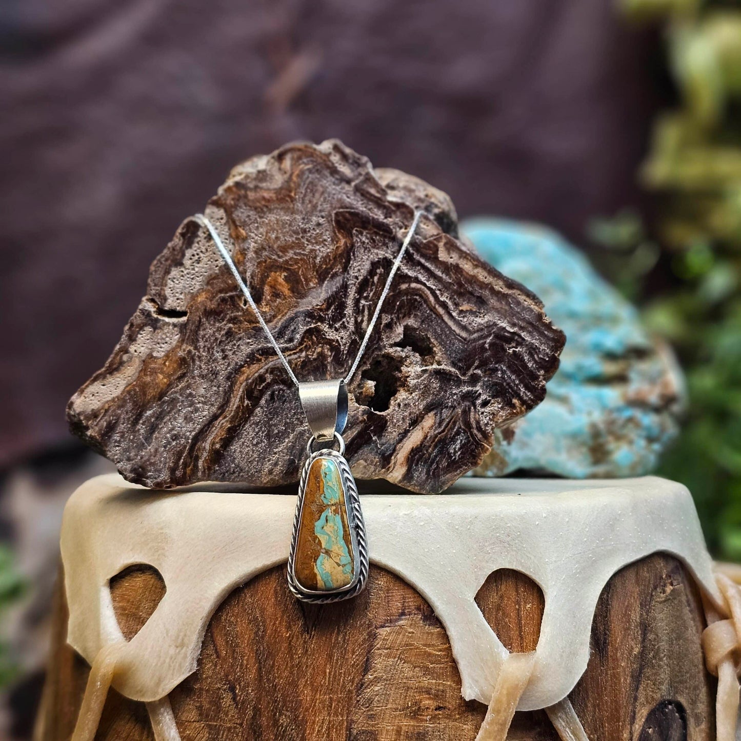 Mantis Turquoise Necklace