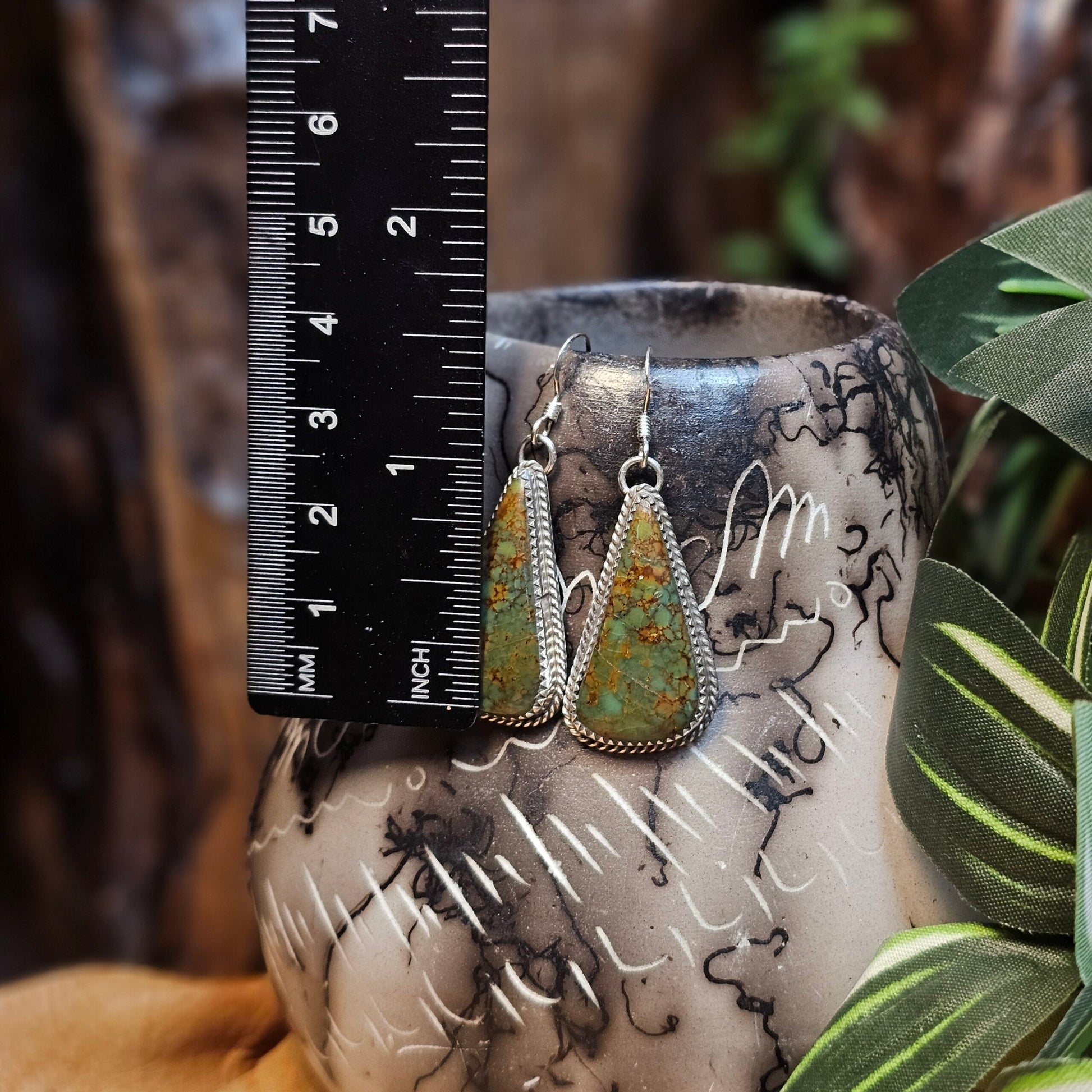 Tyrone Turquoise Earrings
